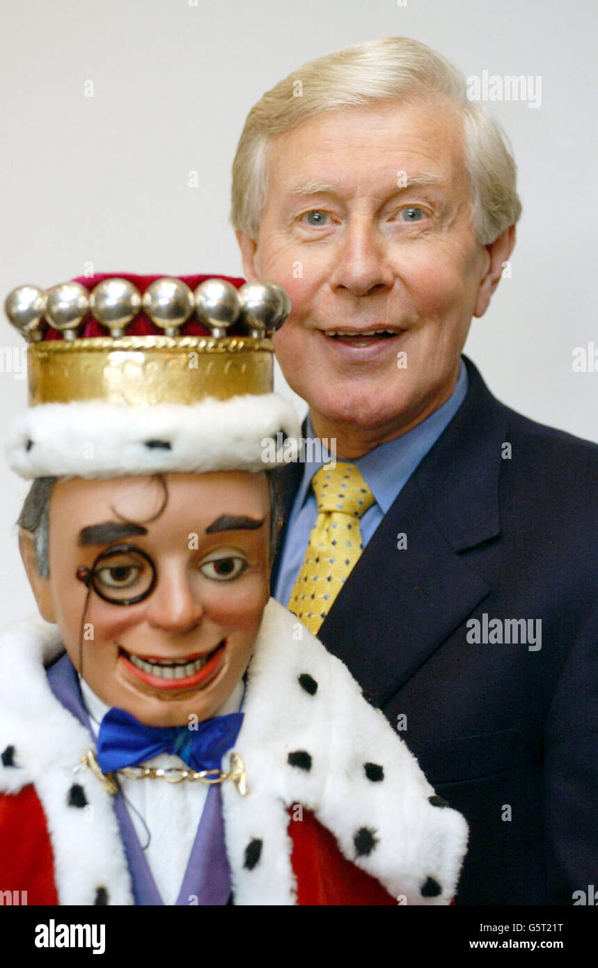 Ray Alan with Lord Charles Stock Photo