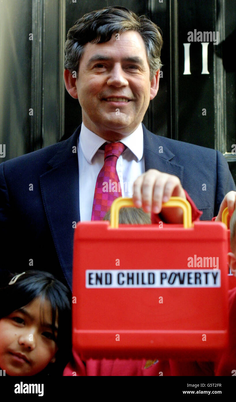 Budget day 2002 Stock Photo