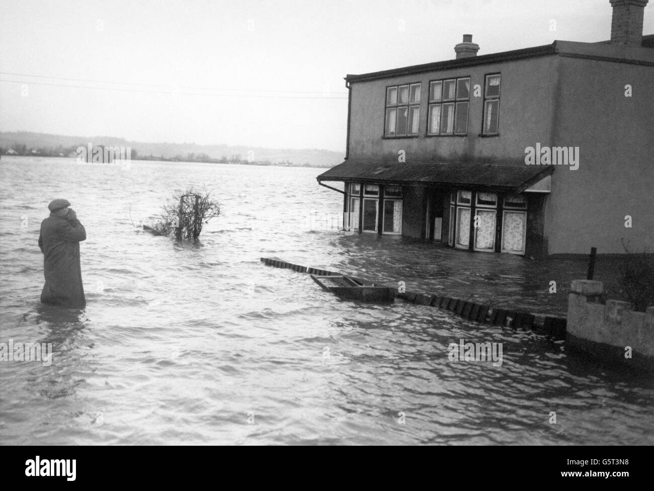 Is checking for residents of flood hit houses at canvey island hires