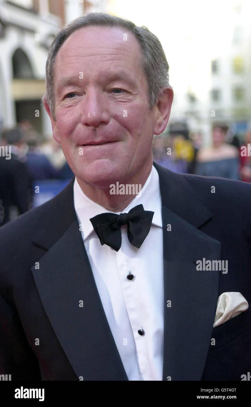 TV presenter Michael Buerk arrive at the British Academy Television Awards, at the Theatre Royal, Drury Lane in London. Stock Photo
