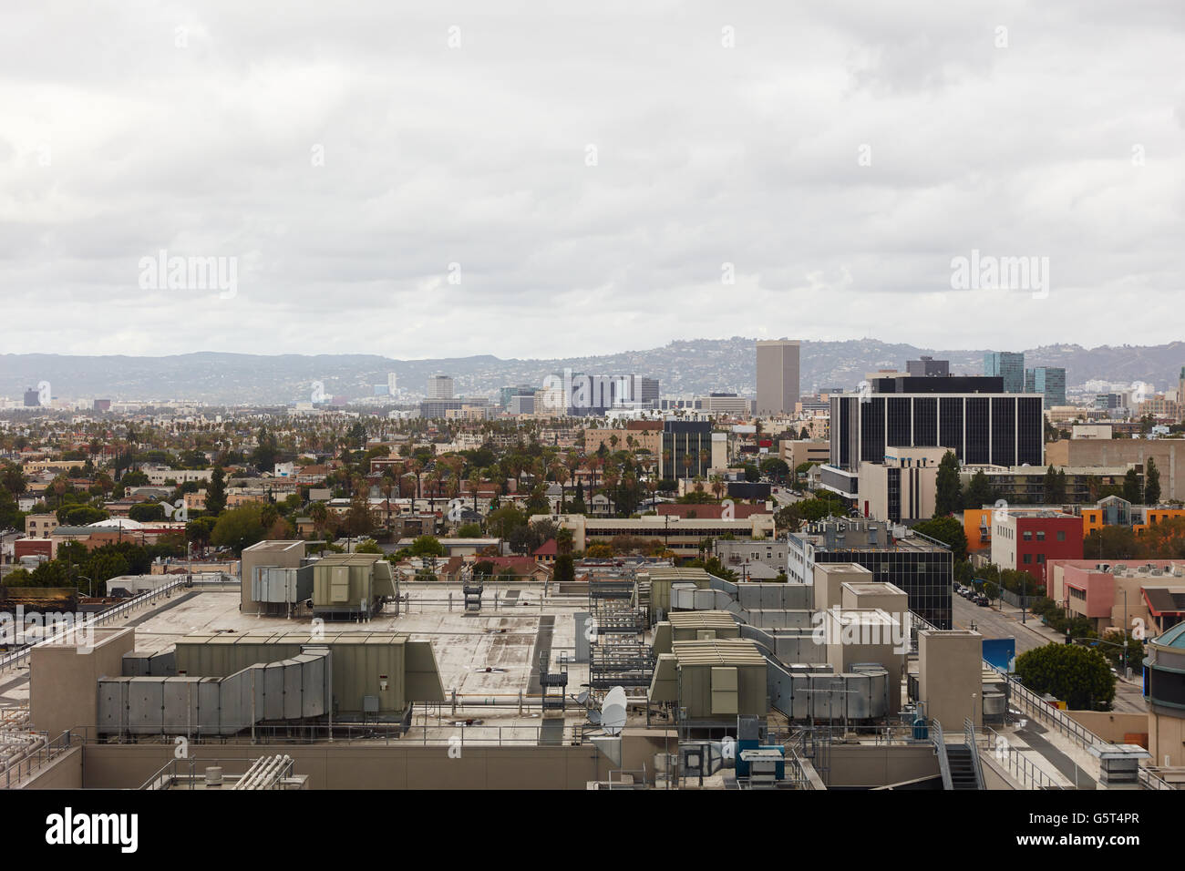 Many buildings in downtown Los Angeles, California Stock Photo Alamy