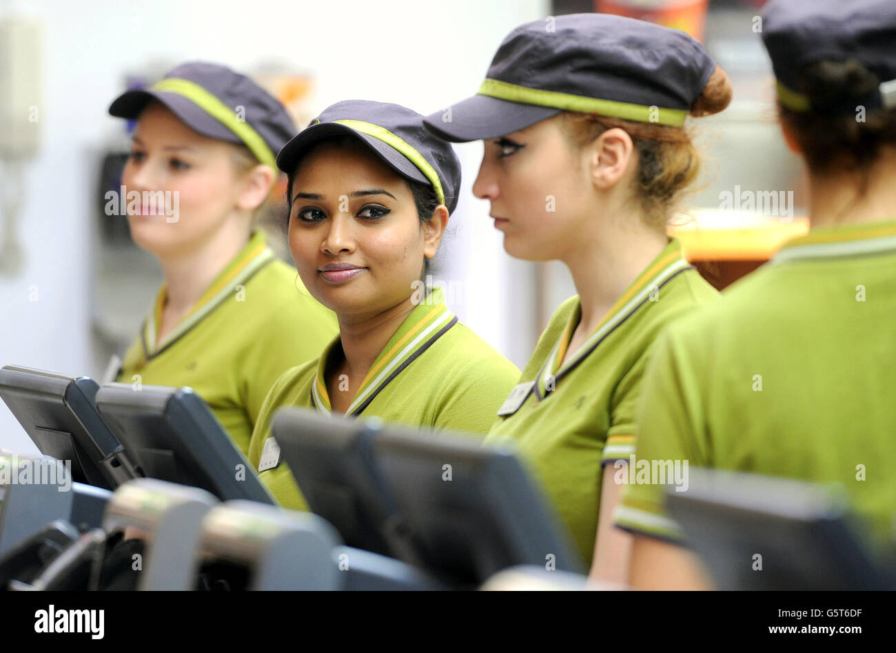 Mcdonalds staff hi-res stock photography and images - Alamy
