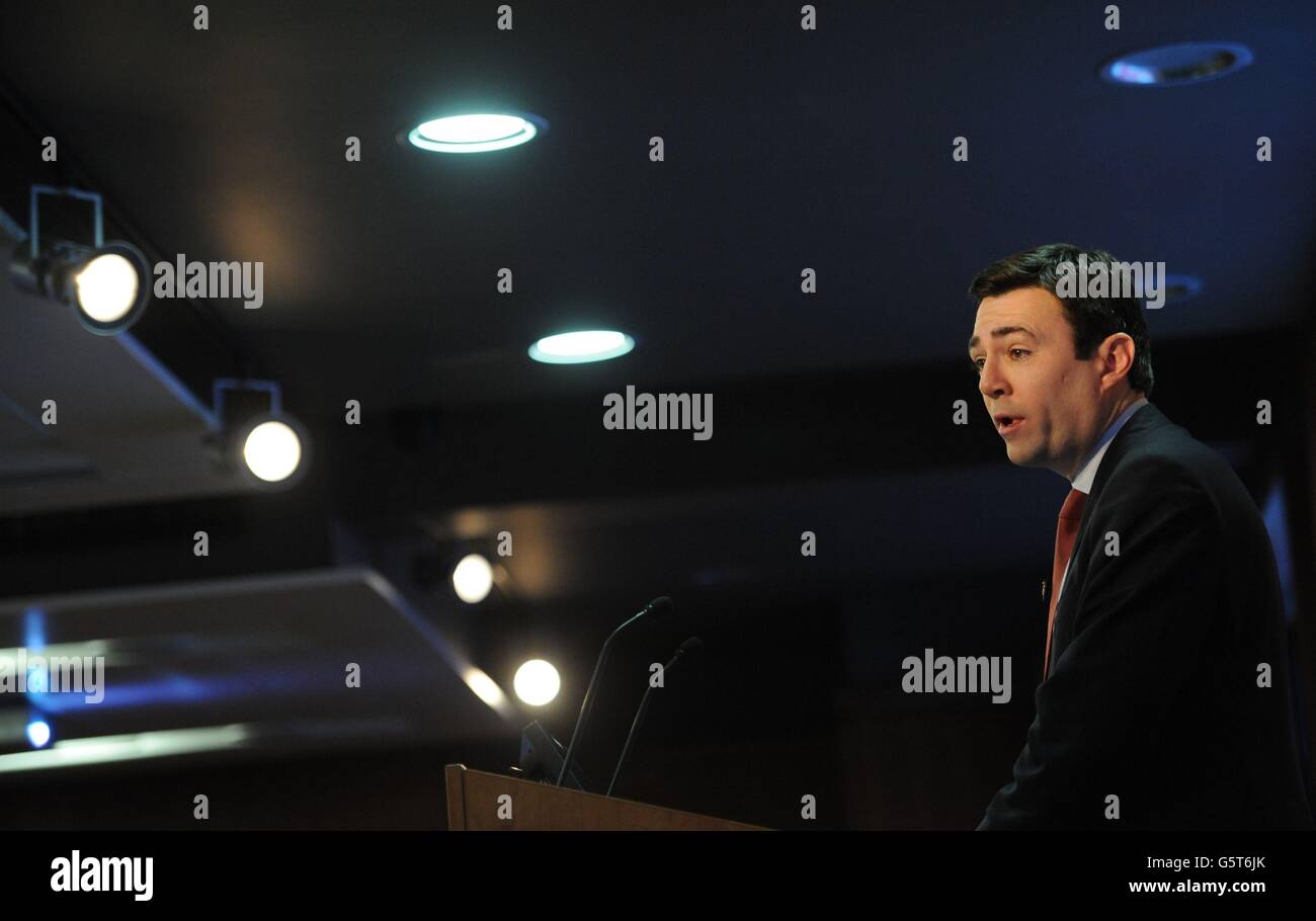 Andy Burnham Speech Stock Photo Alamy andy-burnham-speech-stock-photo-alamy
