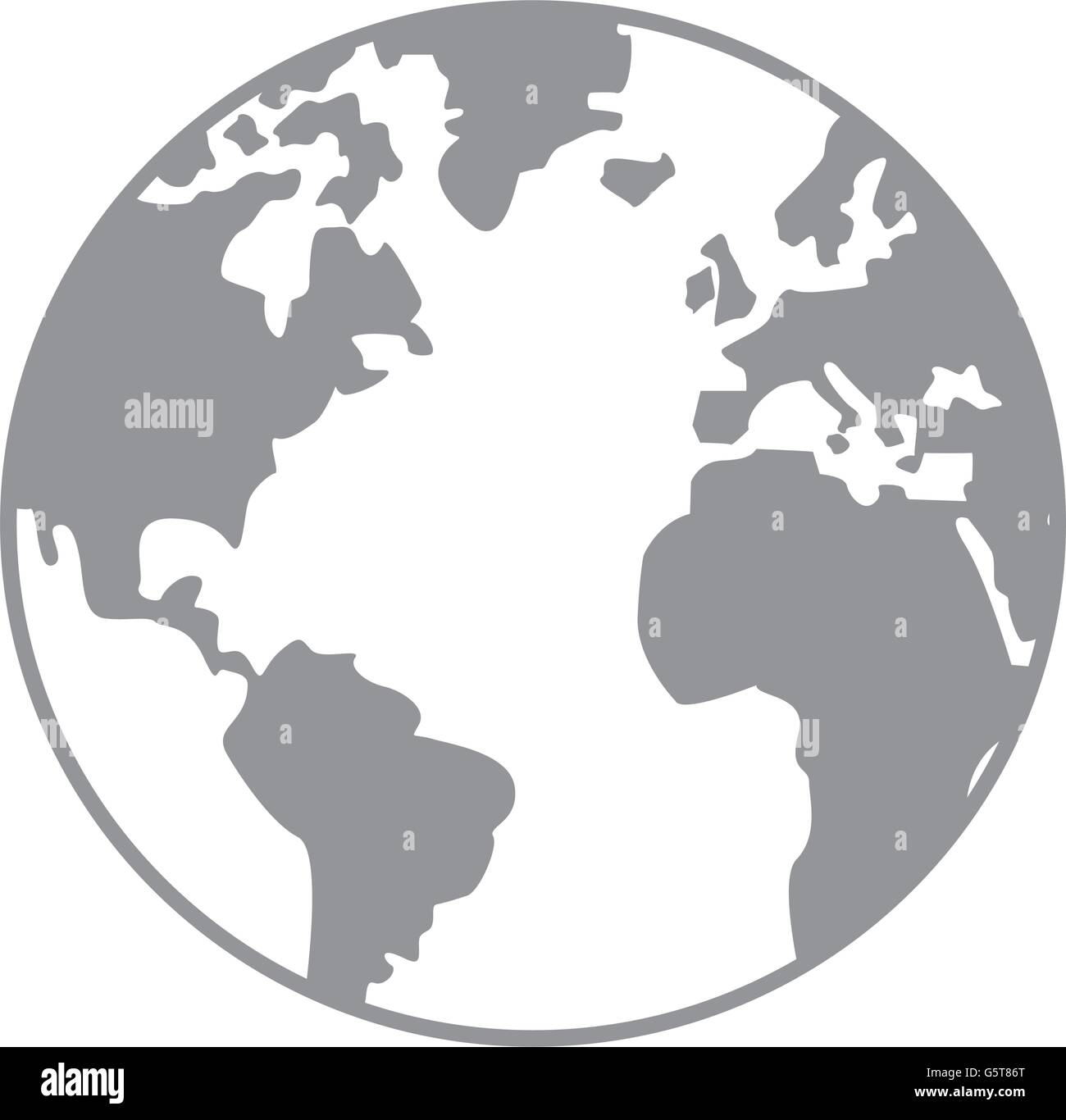 earth globe icon Stock Vector Image & Art - Alamy