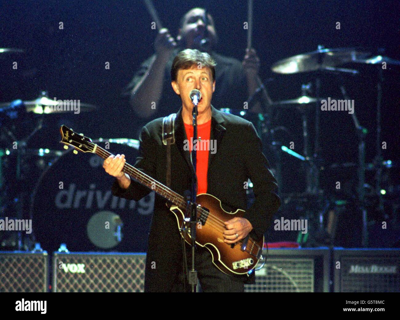 Paul McCartney Driving USA Tour Stock Photo Alamy