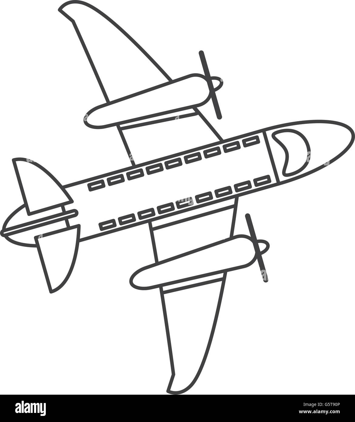 flying airplane icon Stock Vector Image & Art - Alamy
