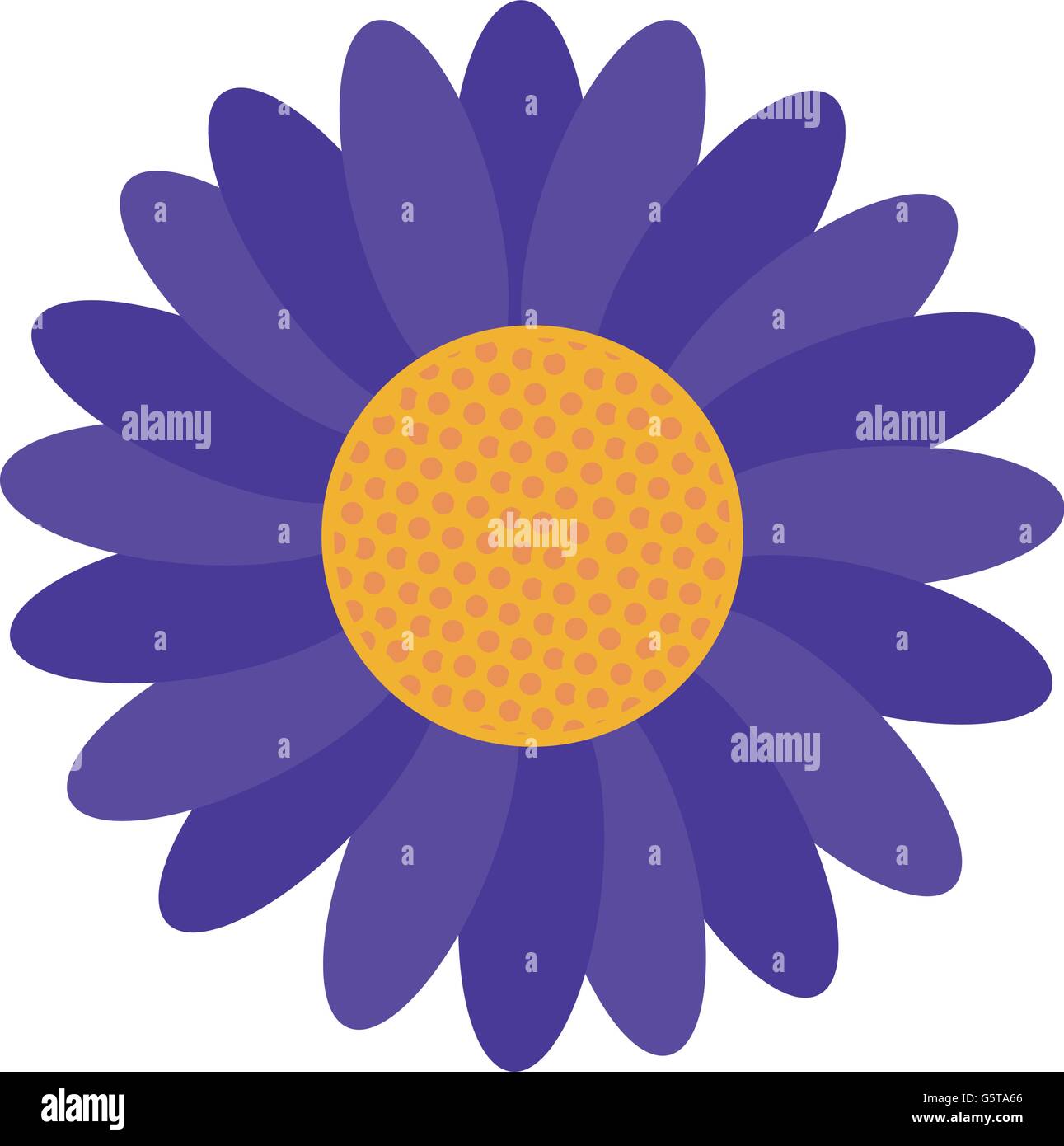 blue flower icon Stock Vector Image & Art - Alamy