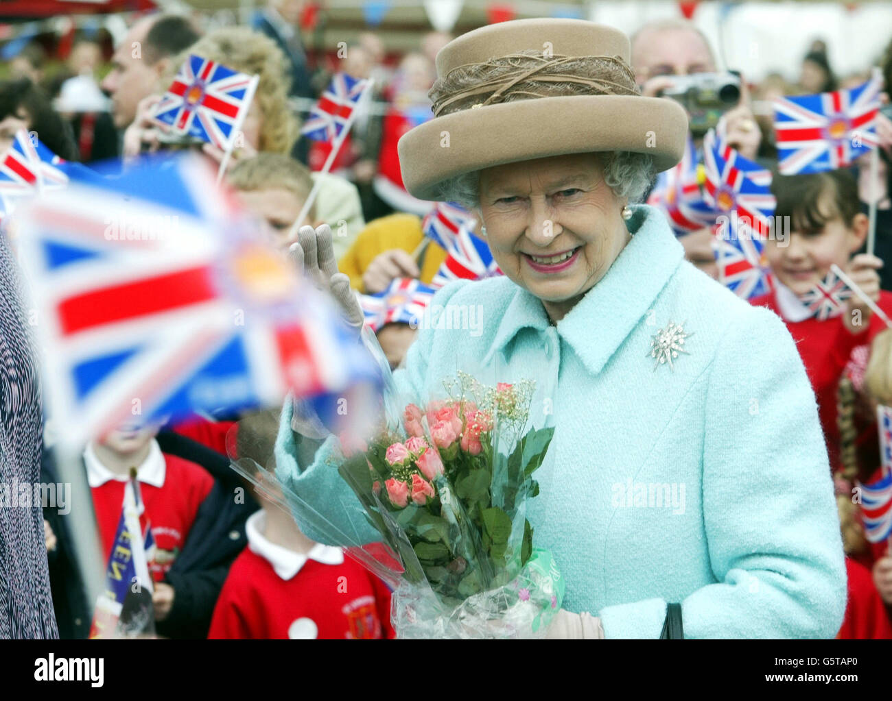 Royalty Queen Elizabeth II Golden Jubilee Stock Photo Alamy