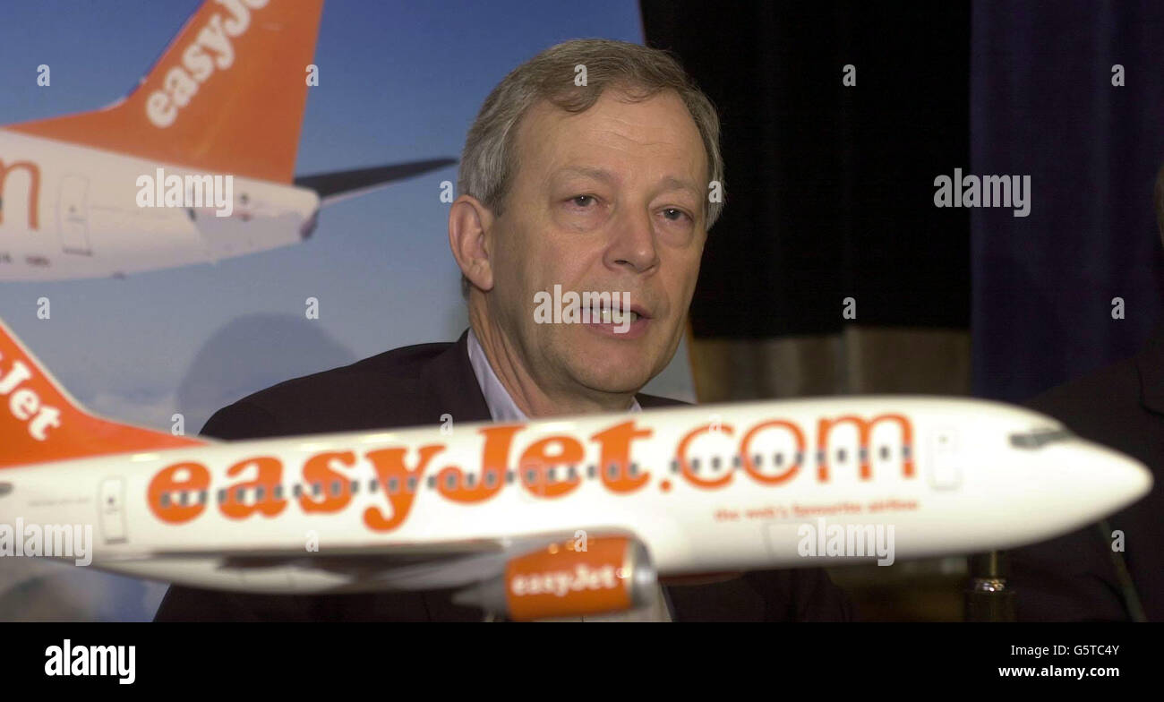 EasyJet expansion - CEO Webster Stock Photo