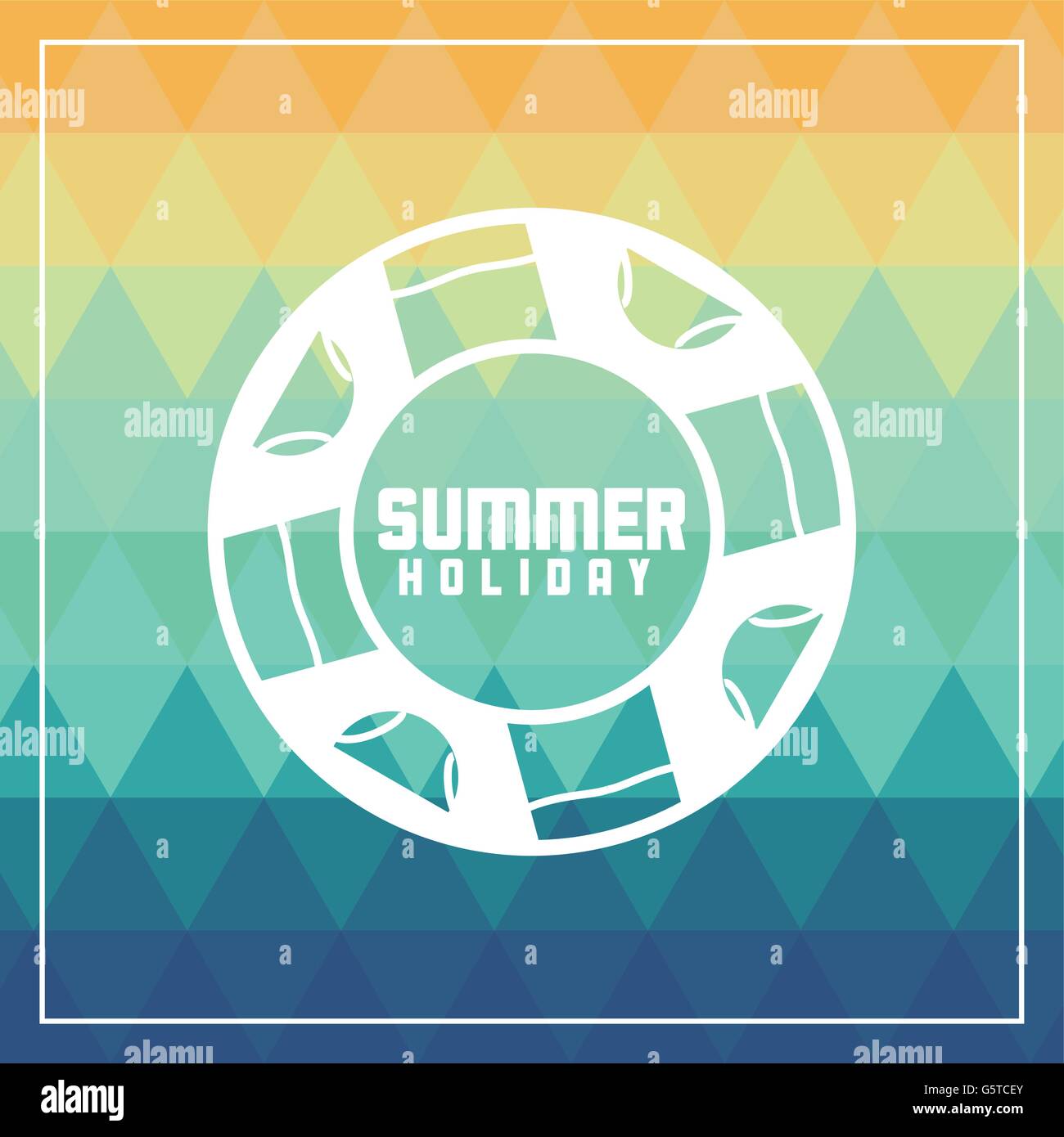 Summer design. float icon. polygon. vector graphic Stock Vector Image ...