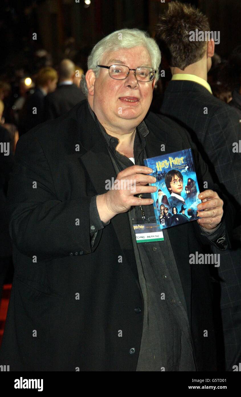 Actor Richard Griffiths at King's Cross St Pancras, central London, for the Harry Potter & The Philosopher's Stone - DVD & video launch party Stock Photo