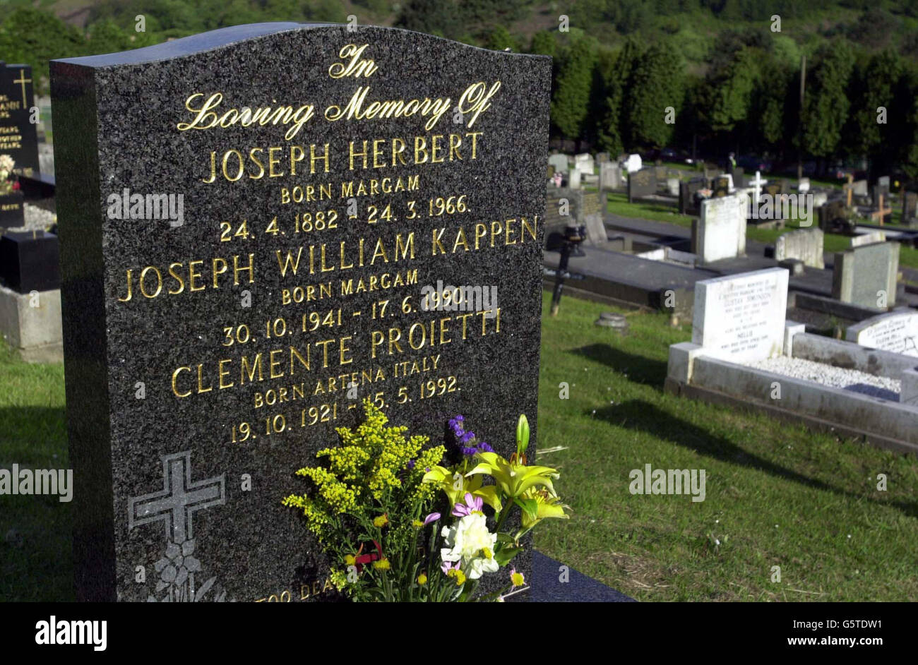 Joseph Kappen body dig/ murder case Stock Photo