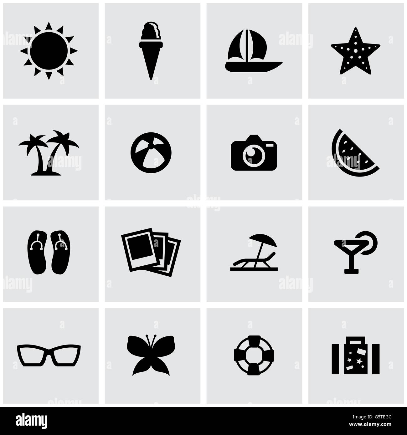 Vector black sport icon set Stock Vector Image & Art - Alamy