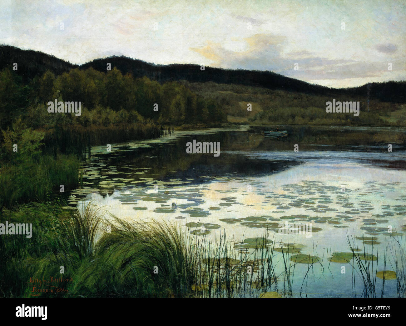 Kitty Kielland - Summer Night Stock Photo