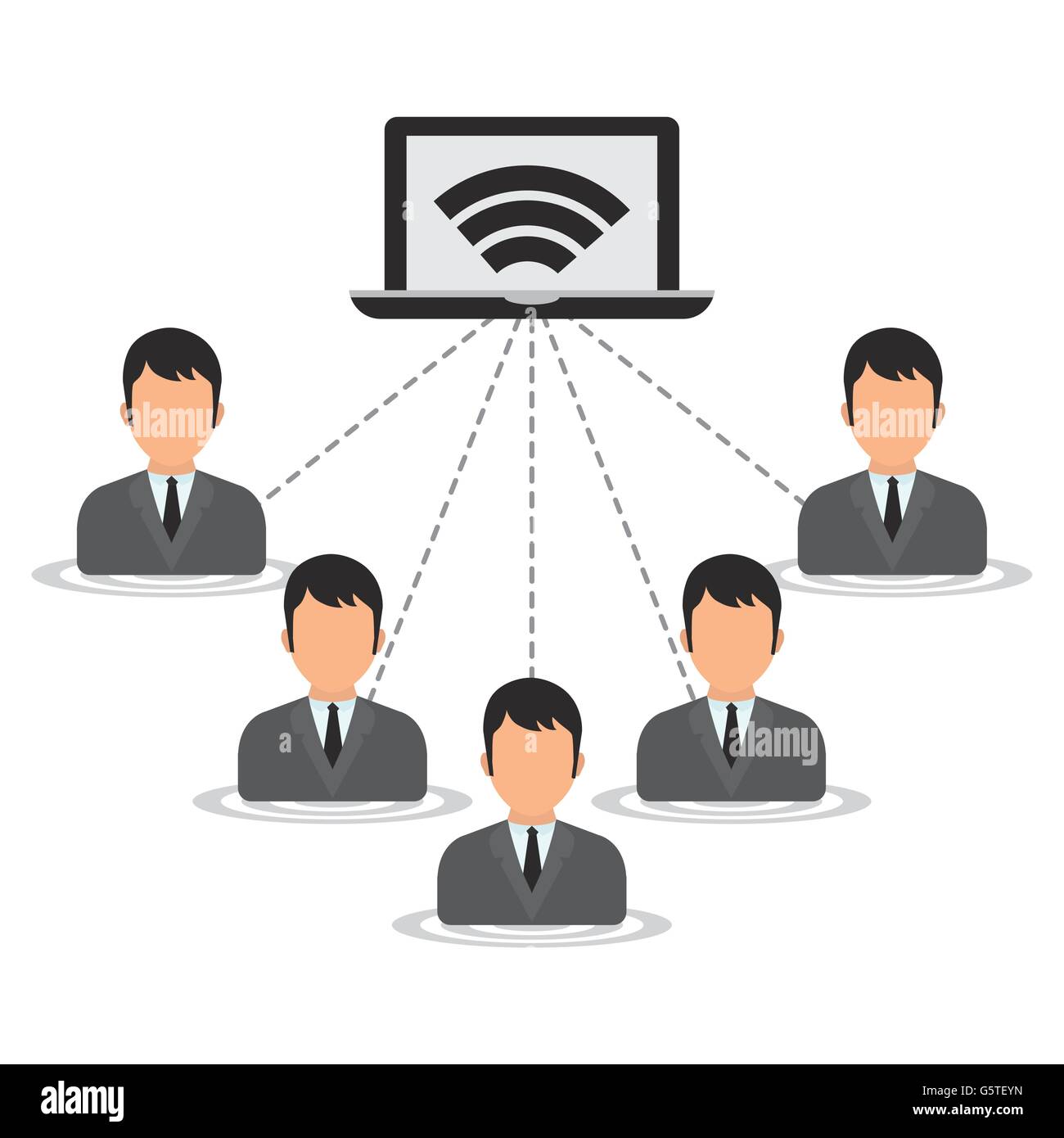 Network design. illuistration Stock Vector Image & Art - Alamy