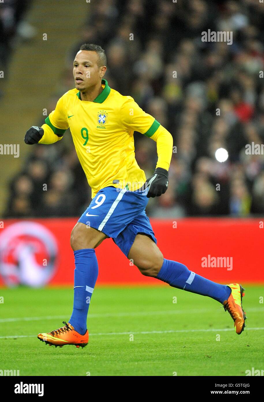 Soccer - International Friendly - England v Brazil - Wembley Stadium. Clemente Luis Fabiano, Brazil Stock Photo