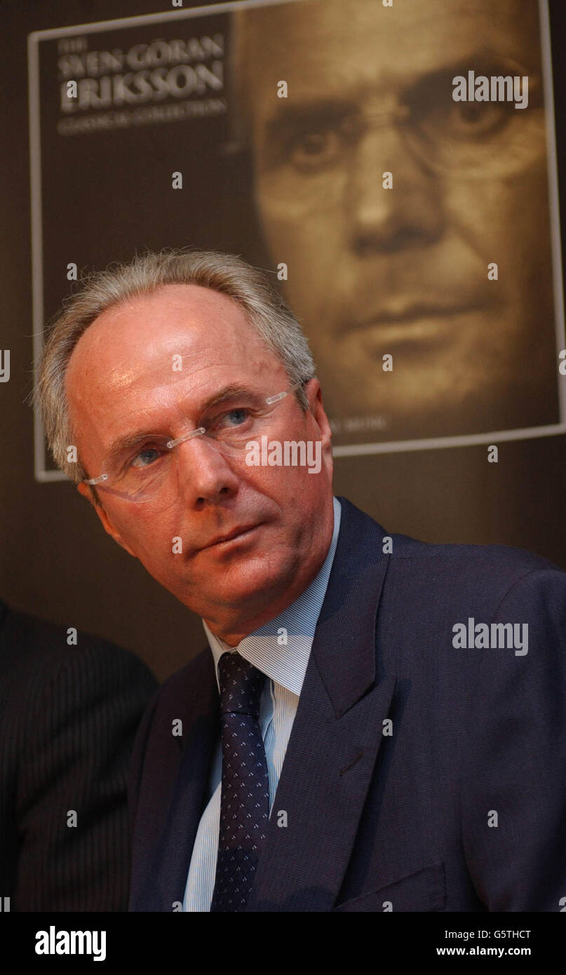 Sven-Goran Eriksson launches classical music CD Stock Photo - Alamy