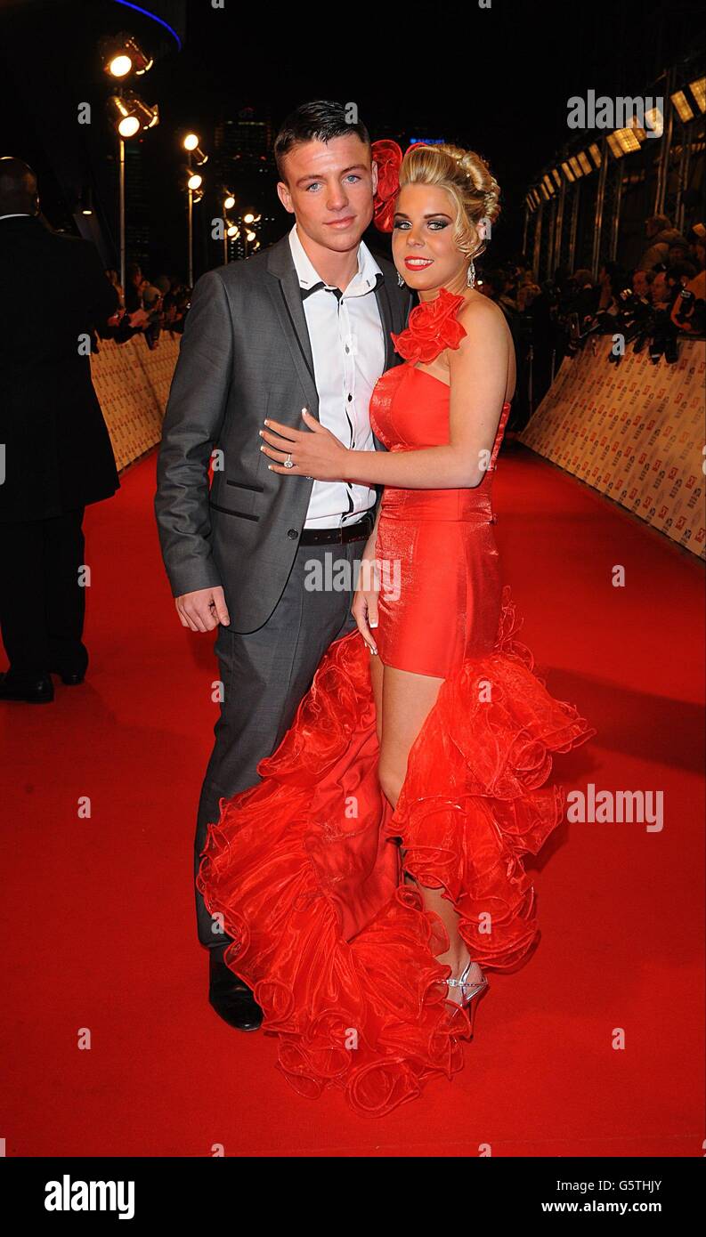 National Television Awards 2013 - Arrivals - London Stock Photo