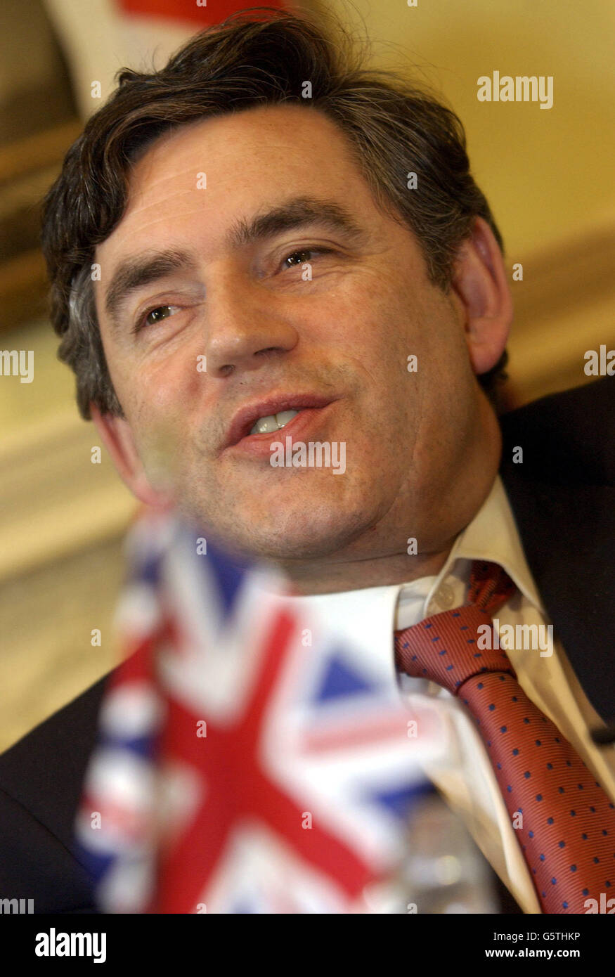 Gordon Brown Terrorism Stock Photo