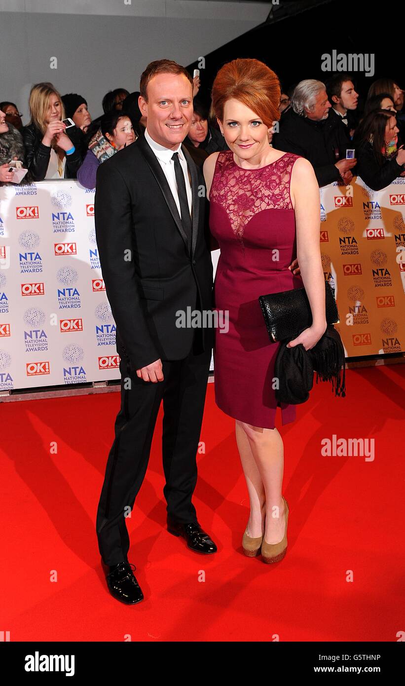 National Television Awards 2013 - Arrivals - London Stock Photo