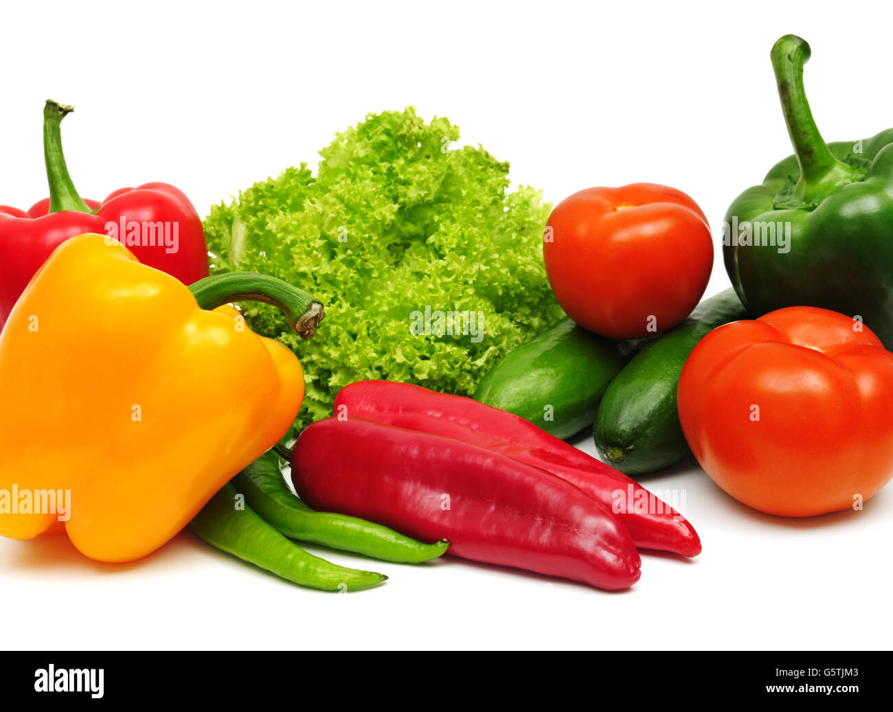 vegetable isolated on a white background Stock Photo