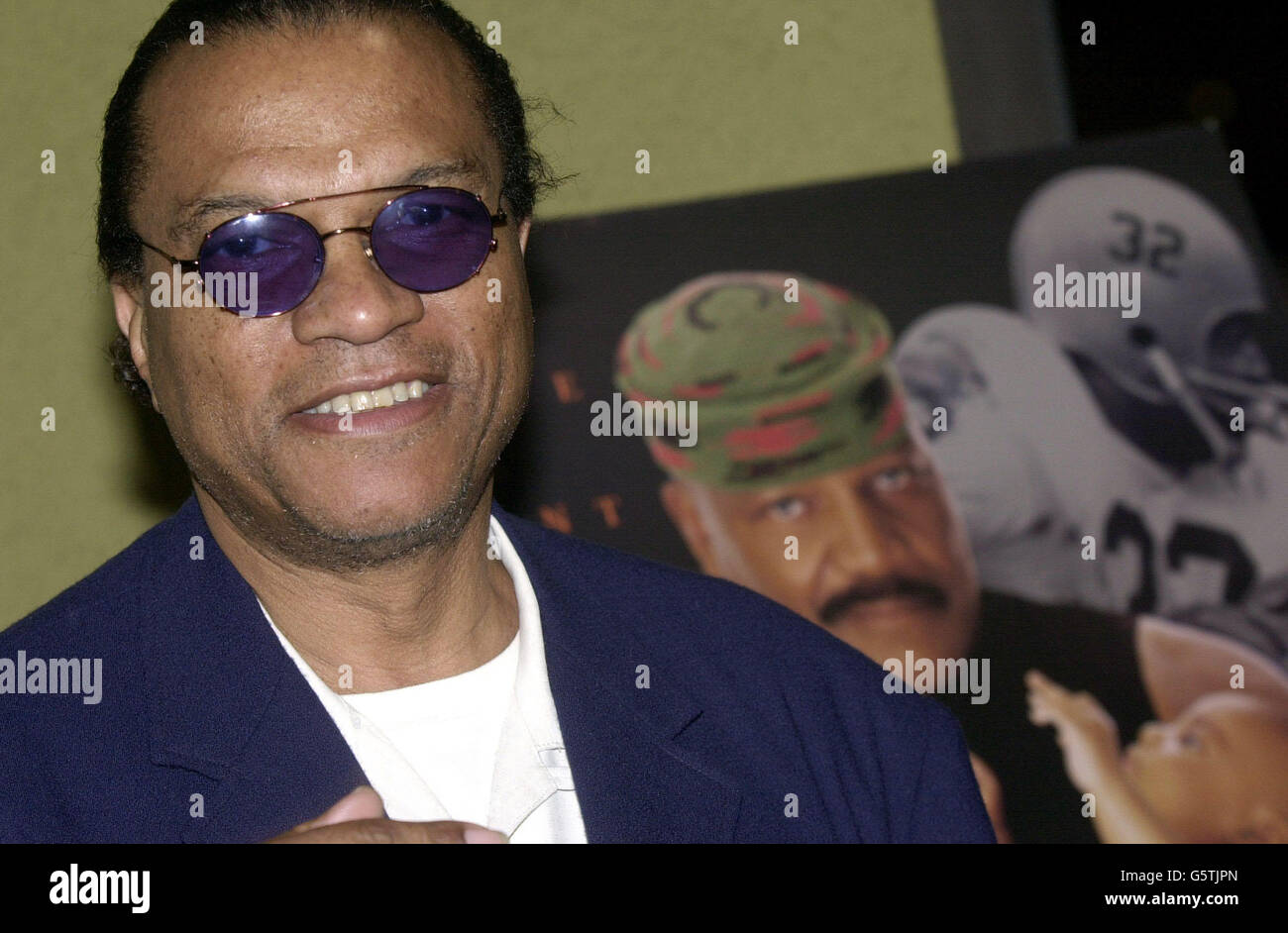 Billy Dee Williams arrives to the premiere of Spike Lee's movie Jim Brown: All American. Stock Photo