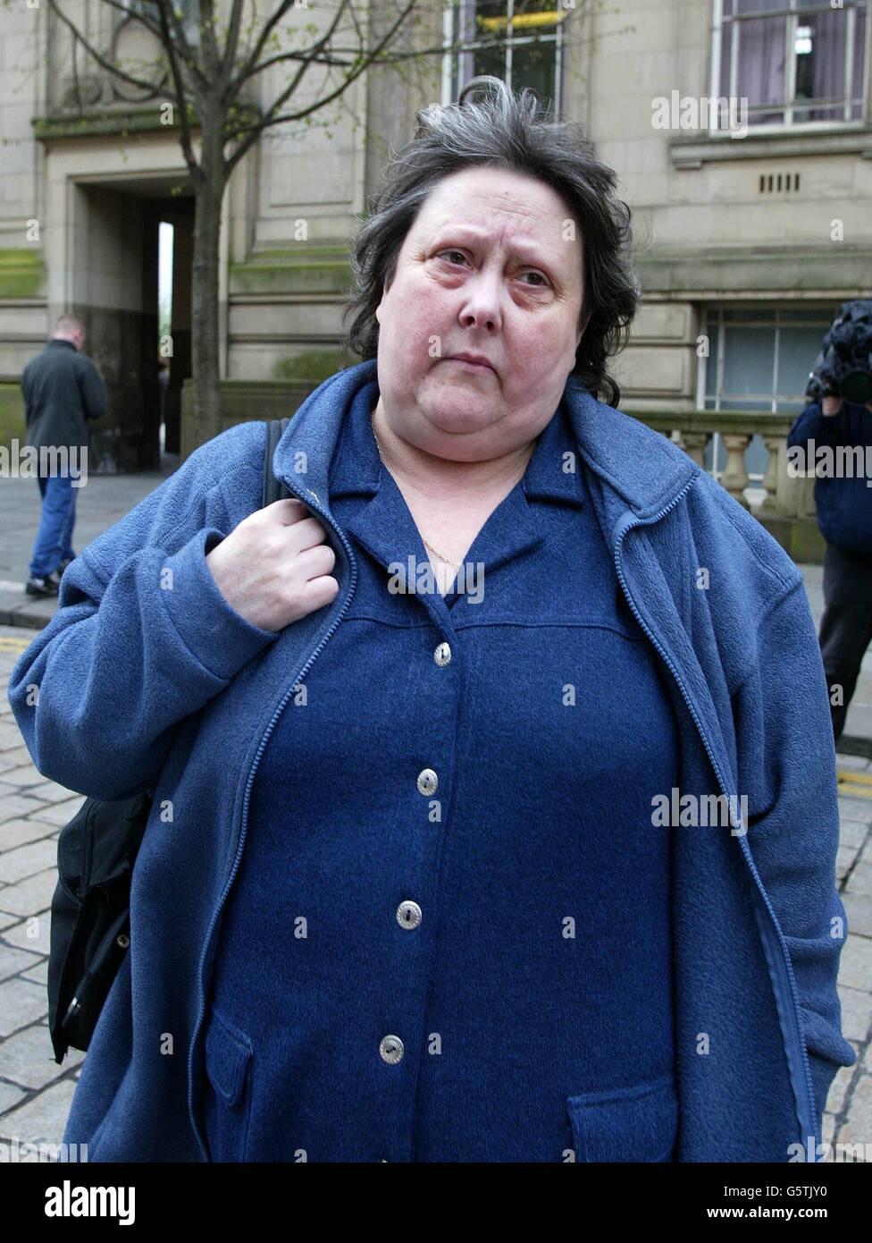 Joyce Jones, 52, leaves Bolton Magistrates after pleading guilty to a charge of animal cruelty, after a dog was found mistreated at her home in Westhoughton, Bolton. RSPCA officials rescued a filthy and neglected dog following an anonymous call. *...The mother of three has escaped jail sentencing, with the case now adjourned until May 17 for the preparation of reports. Stock Photo