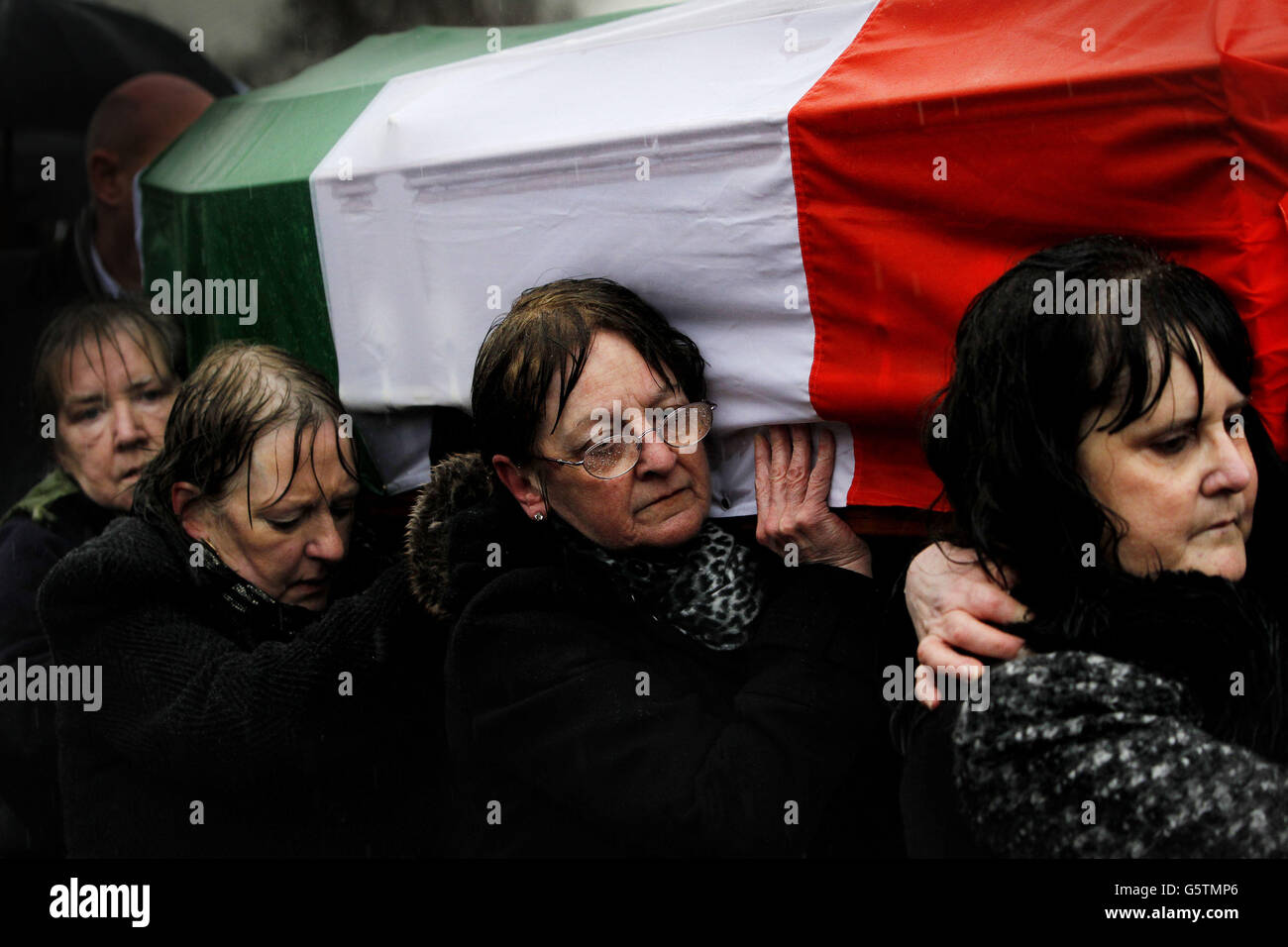 Dolours Price funeral Stock Photo Alamy