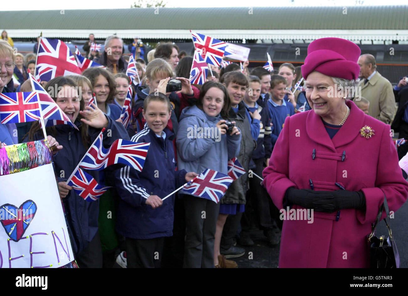 Royalty - Queen Elizabeth II Golden Jubilee Stock Photo