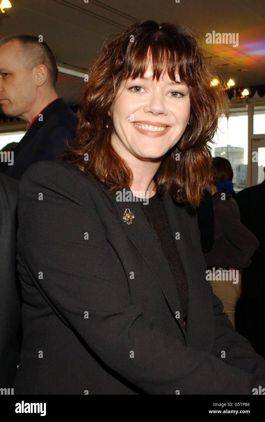 Josie Lawrence during the launch party of Mo Mowlam's autobiography Momentum: The Struggle For Peace, Politics and the People at Westminster Boating Base in London. Stock Photo