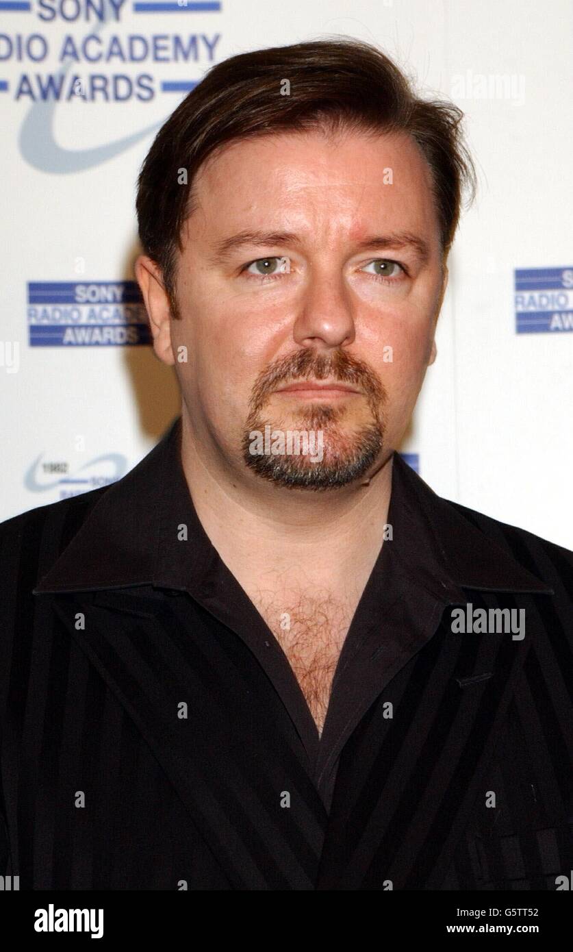 Sony radio awards ricky gervais hi-res stock photography and images - Alamy