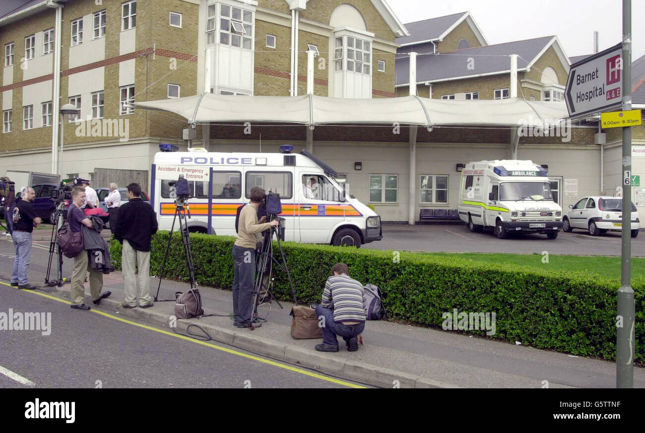The general hospital accident emergency unit in north london hi