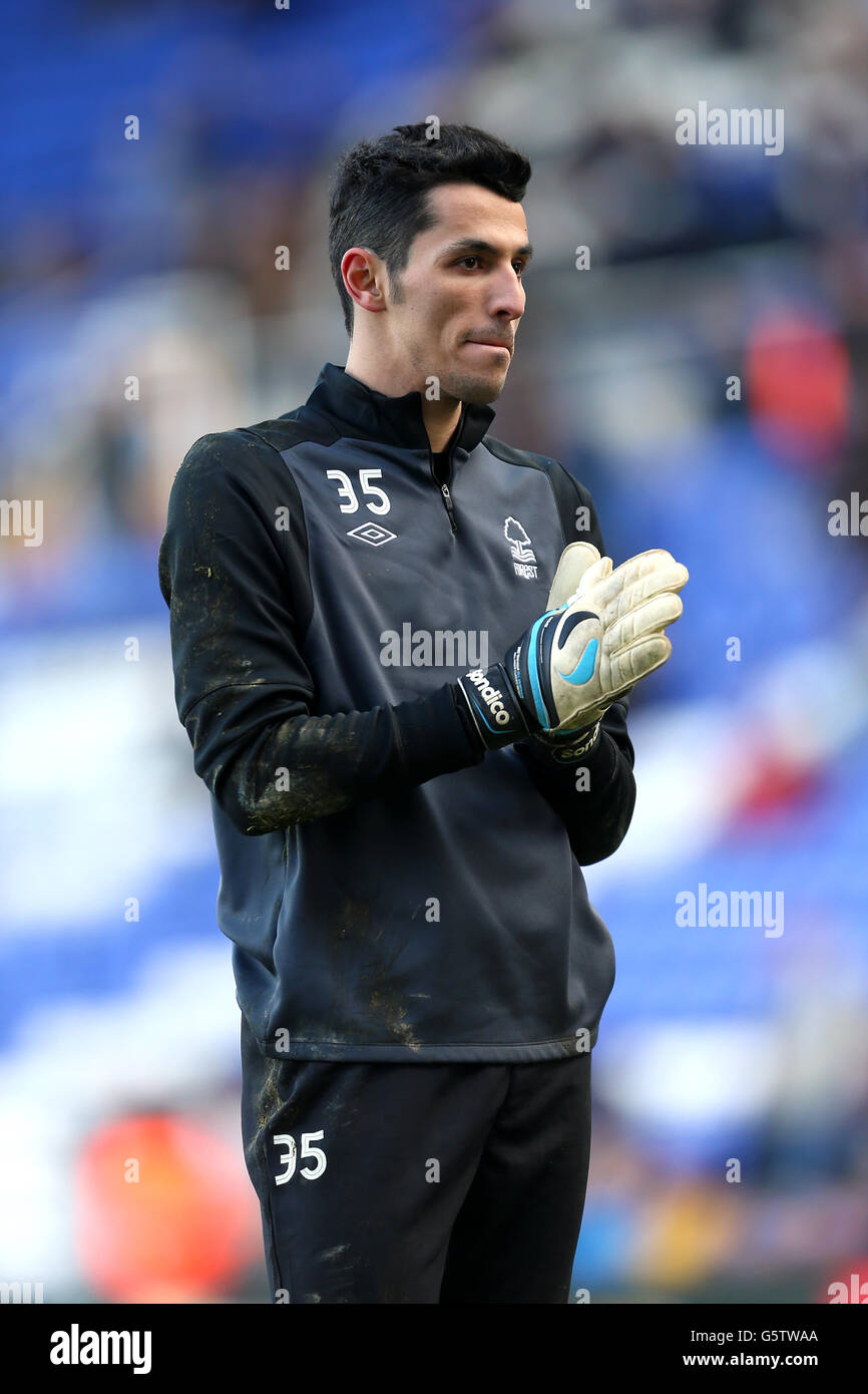 Nottingham forest goalkeeper khaled al rashidi hi-res stock photography ...