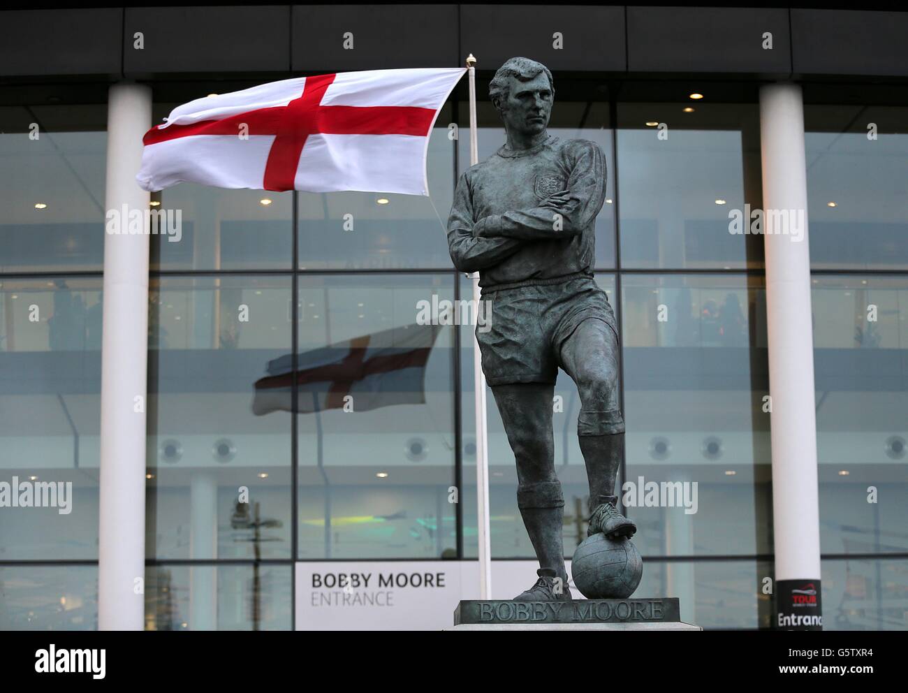 Soccer - International Friendly - England v Brazil - Wembley Stadium Stock Photo