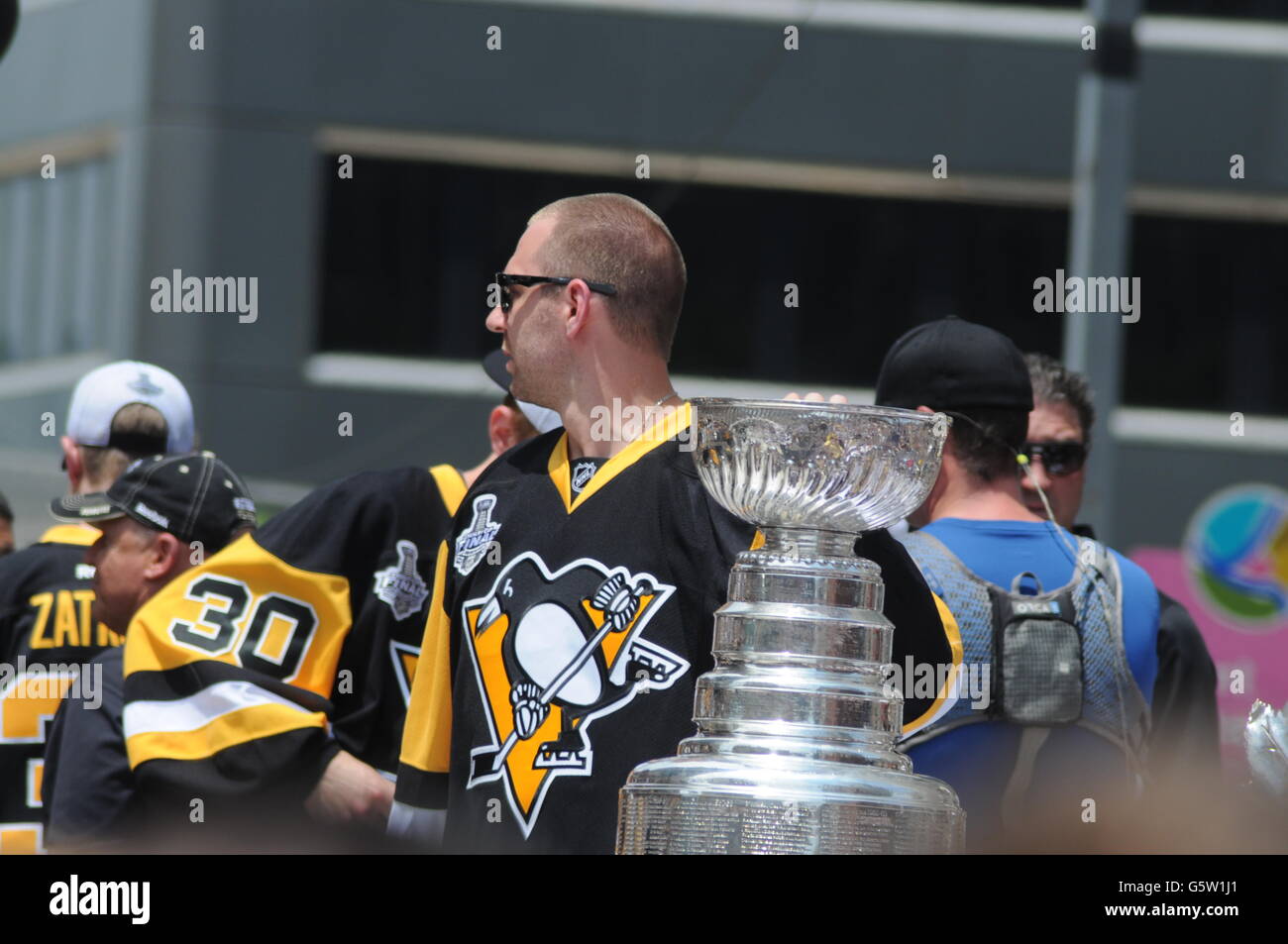 Pittsburgh Penguins Stanley cup victory parade May 2016 Stock Photo - Alamy