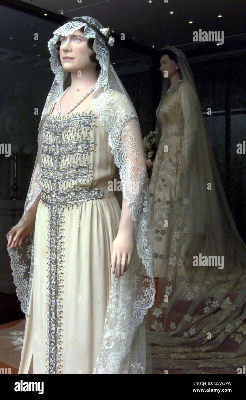 royal wedding dress display