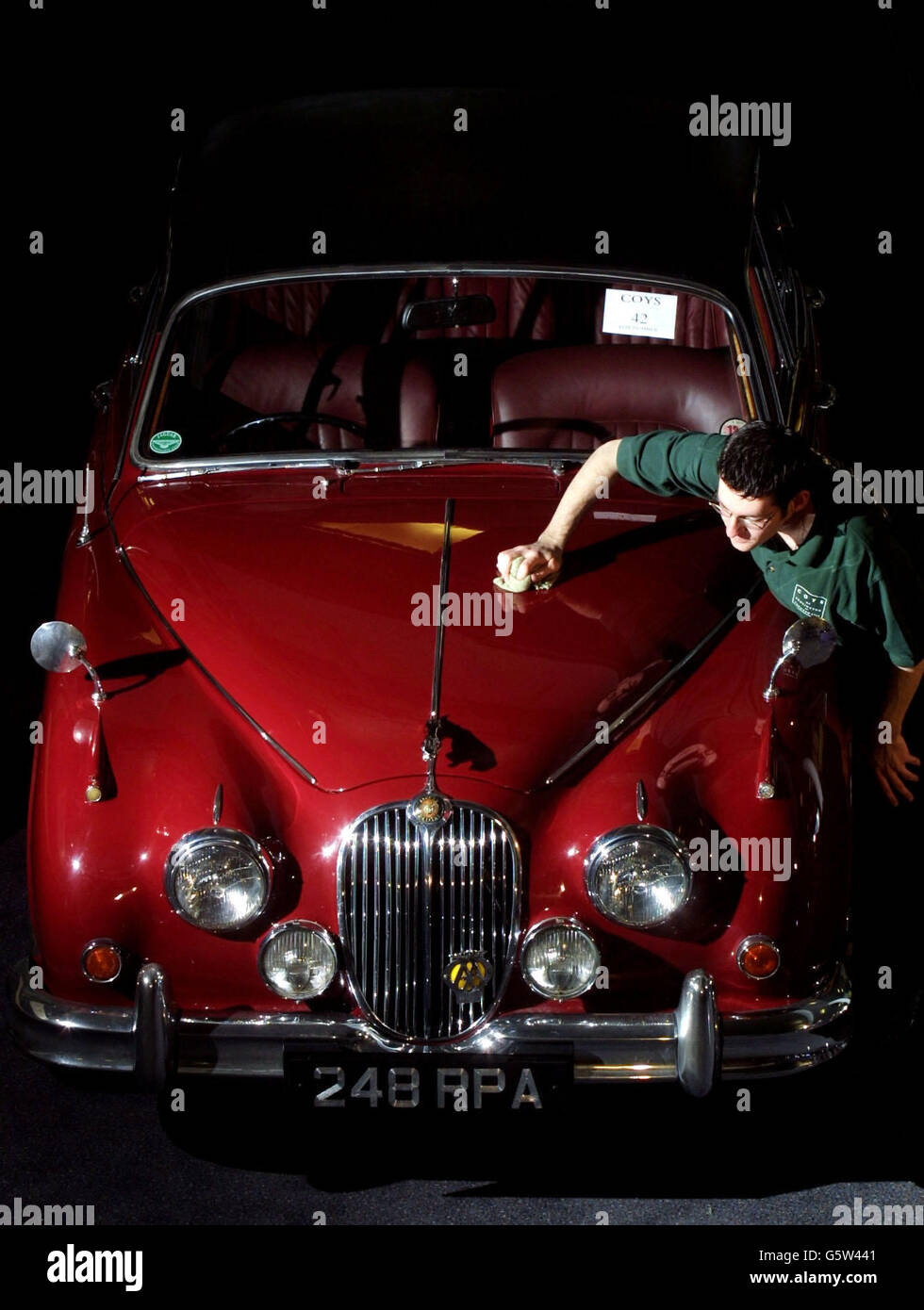 Inspector Morse's Jaguar Auction Stock Photo - Alamy