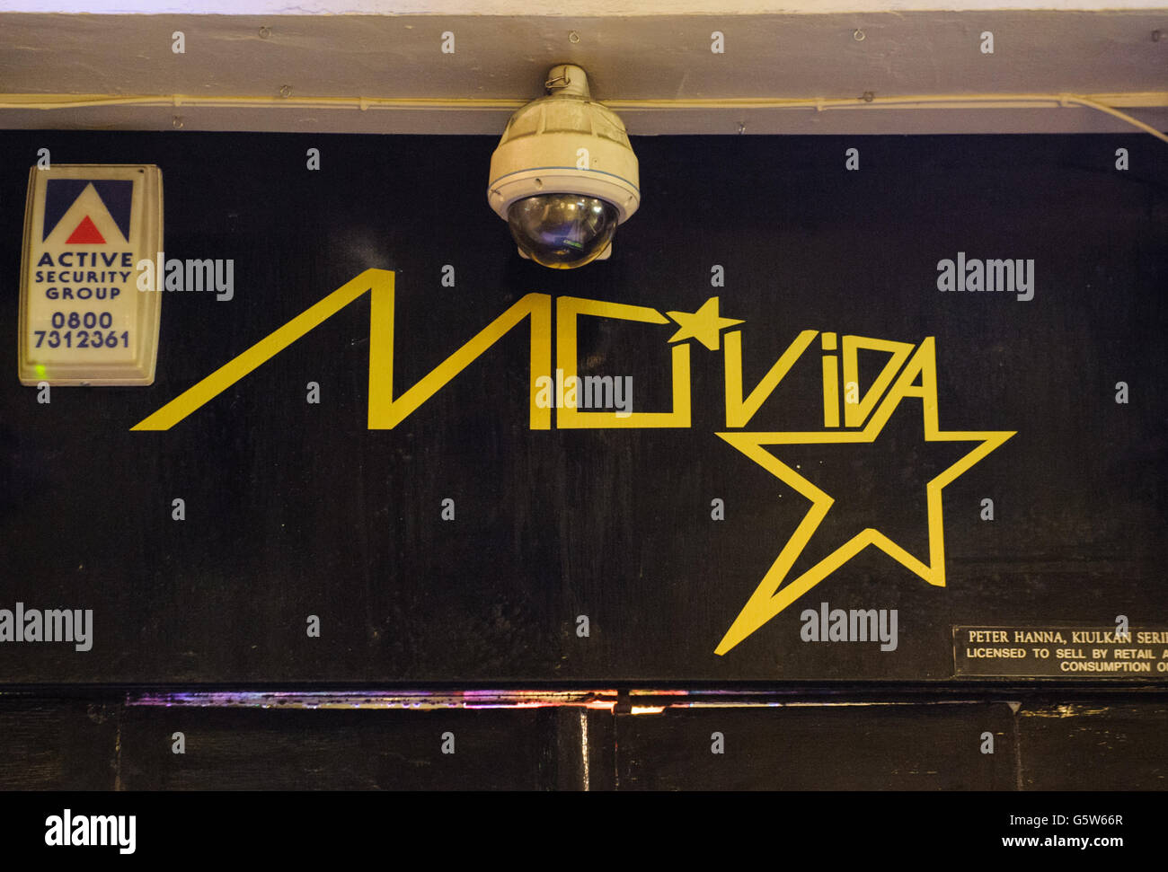 Nightclub Stock - London. General view of Mo*Vida, in central London. Stock Photo