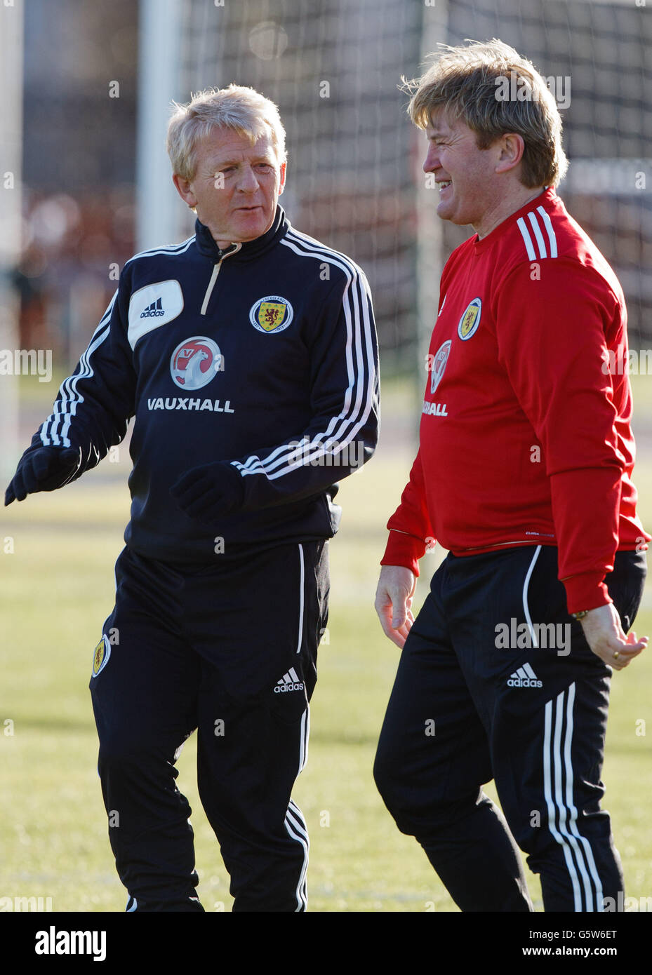 Soccer - International Friendly - Scotland v Estonia - Scotland Training Session - Aberdeen Sports Village Stock Photo