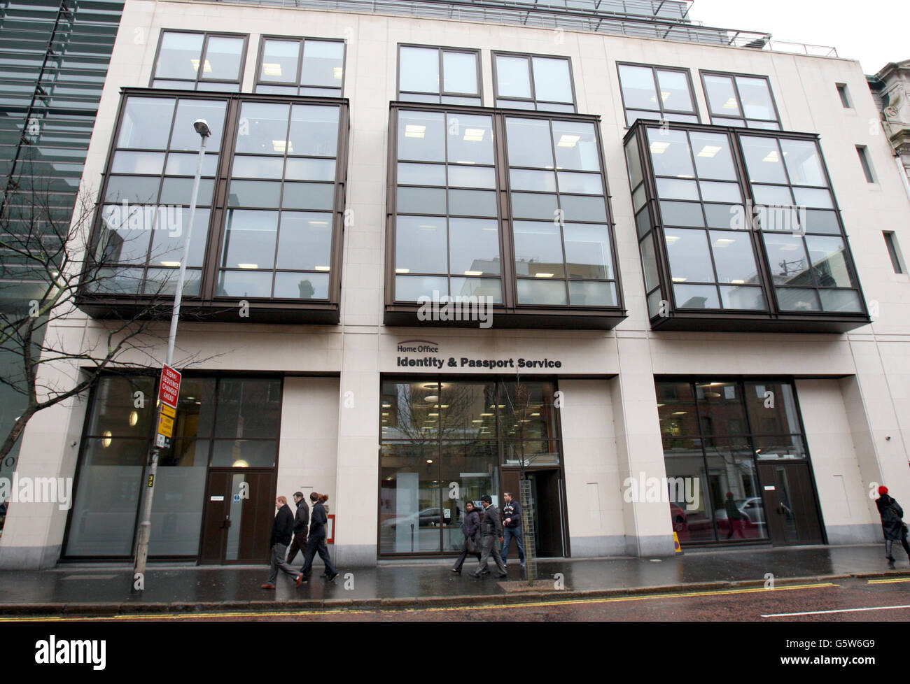 Passport office Belfast Stock Photo Alamy