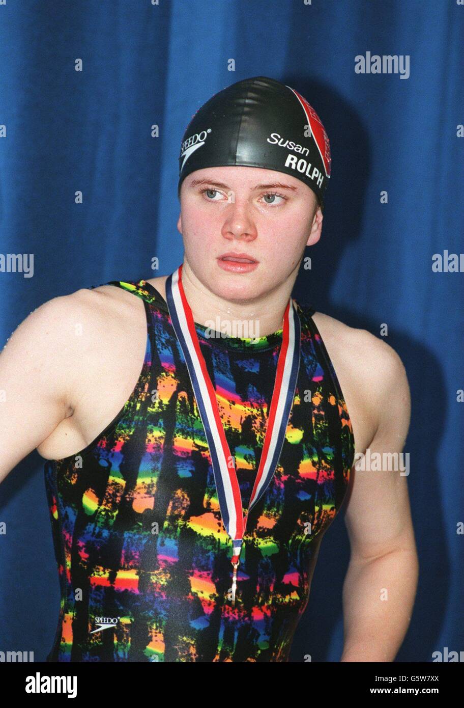 World Cup Swimming, Ponds Sheffield. Susan Rolph, Great Britain