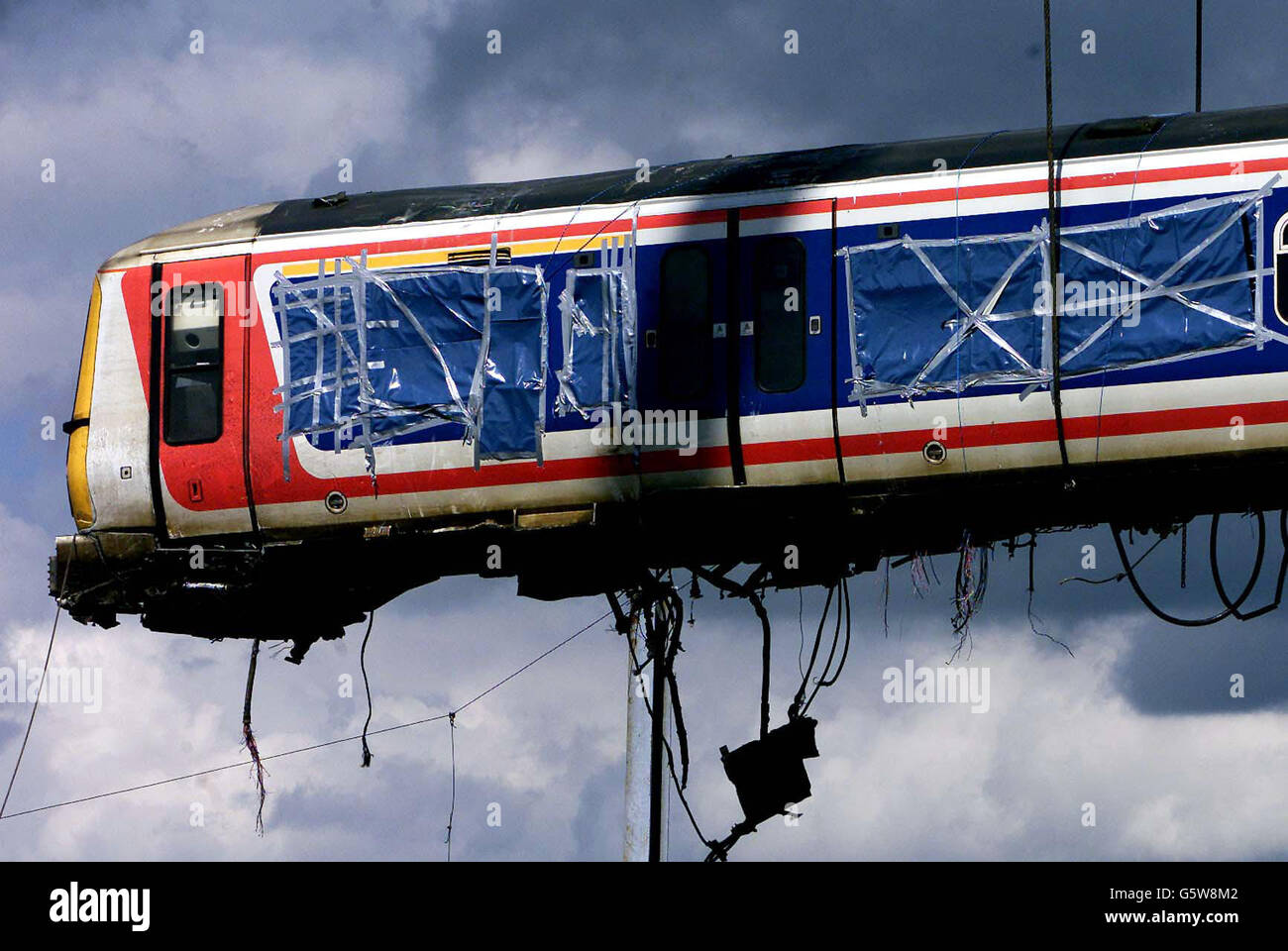 Potters Bar train crash Stock Photo Alamy