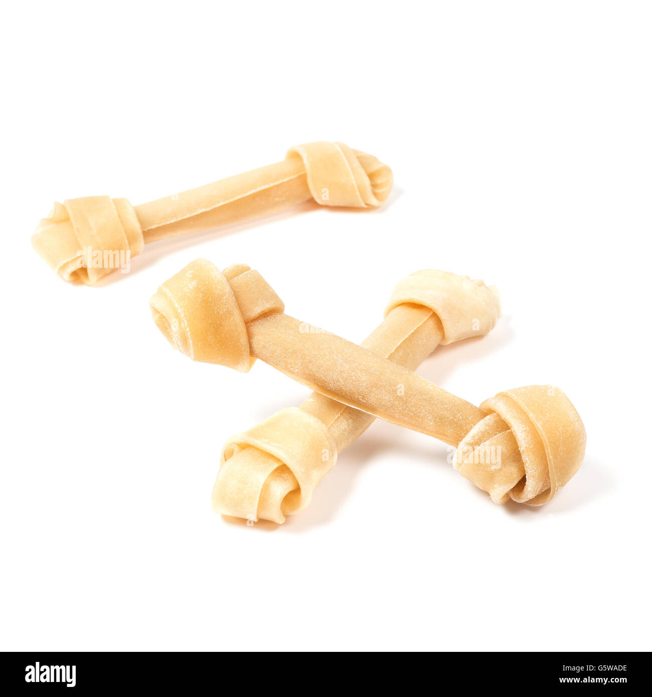 rawhide bone for dental tooth dog problem Stock Photo Alamy
