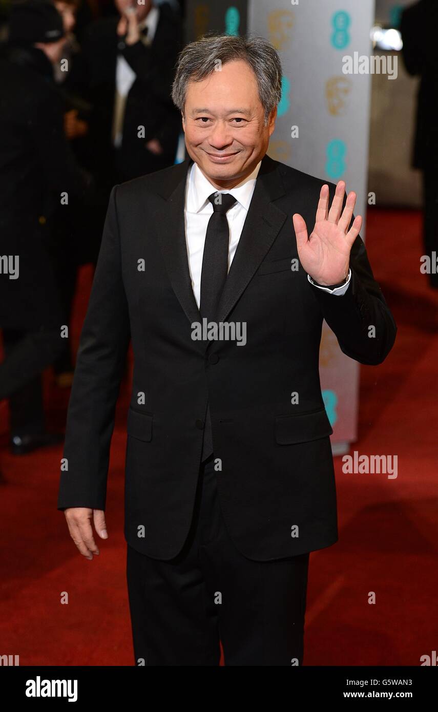 BAFTA Film Awards 2013 - Arrivals - London. Ang Lee arriving for the 2013 British Academy Film Awards at the Royal Opera House, Bow Street, London. Stock Photo