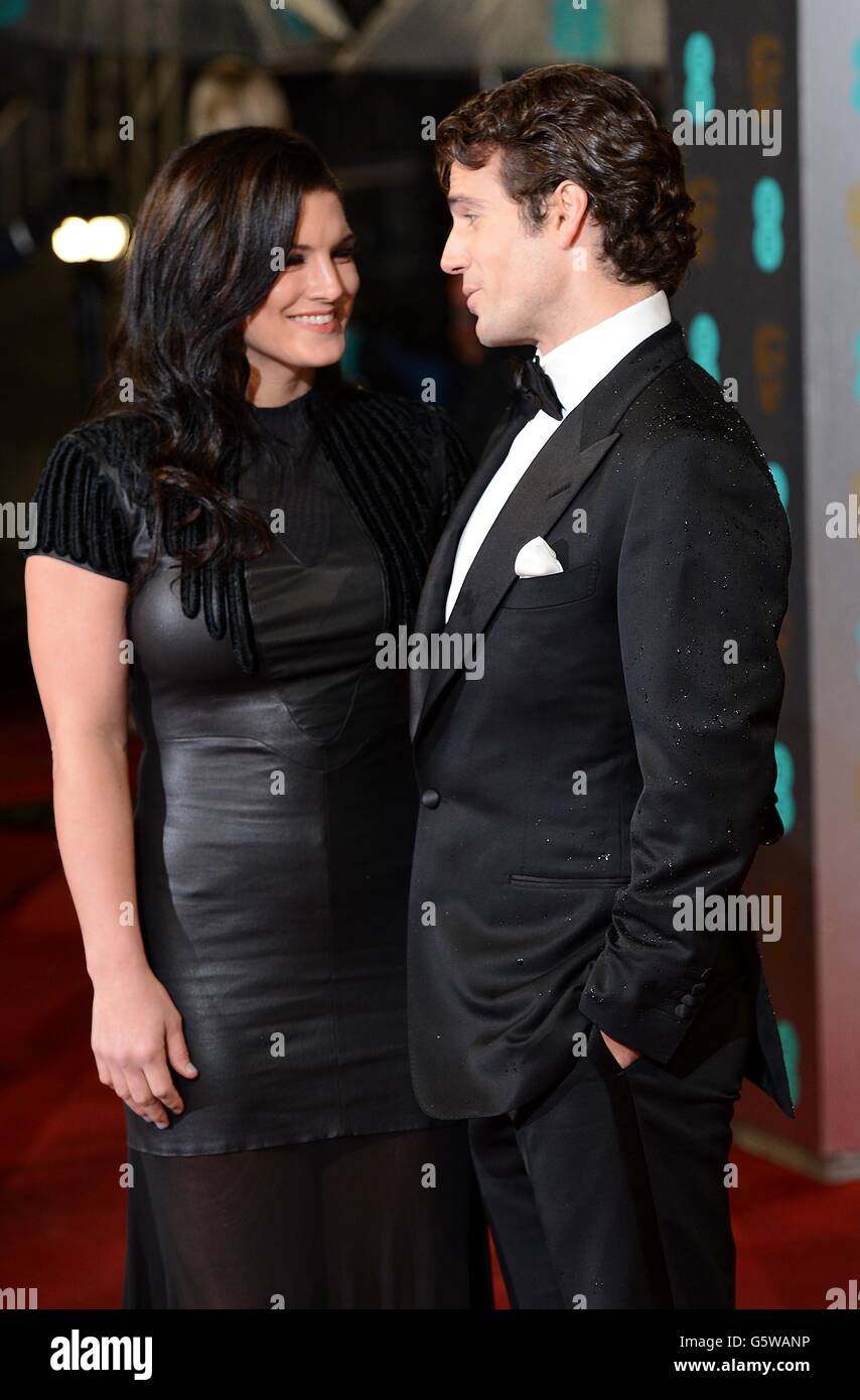 Henry Cavill and Gina Carano Make Red Carpet Debut