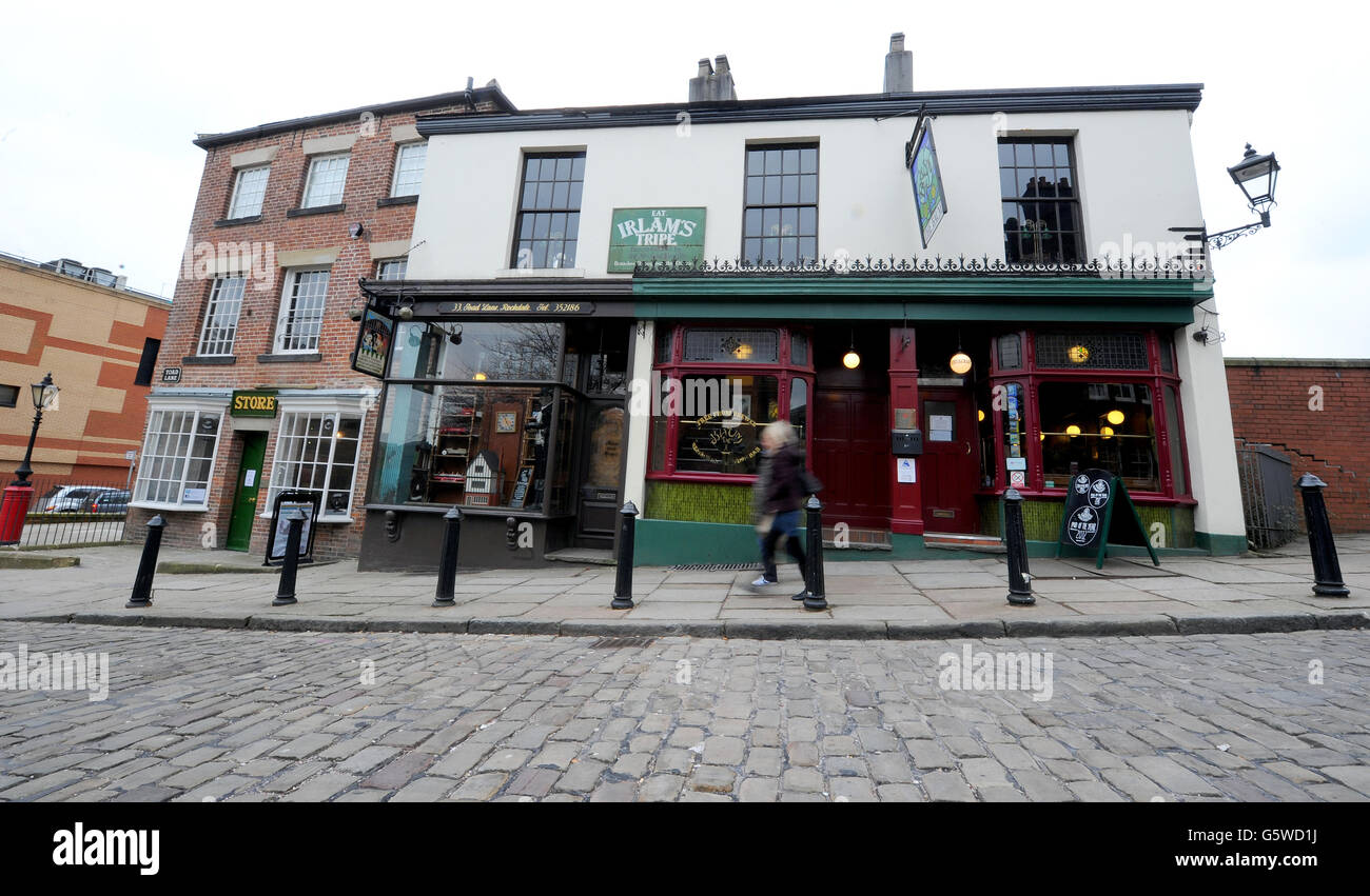 The Baum in Rochdale which has been named as the winner of CAMRA Pub of the Year 2012 competition. Stock Photo