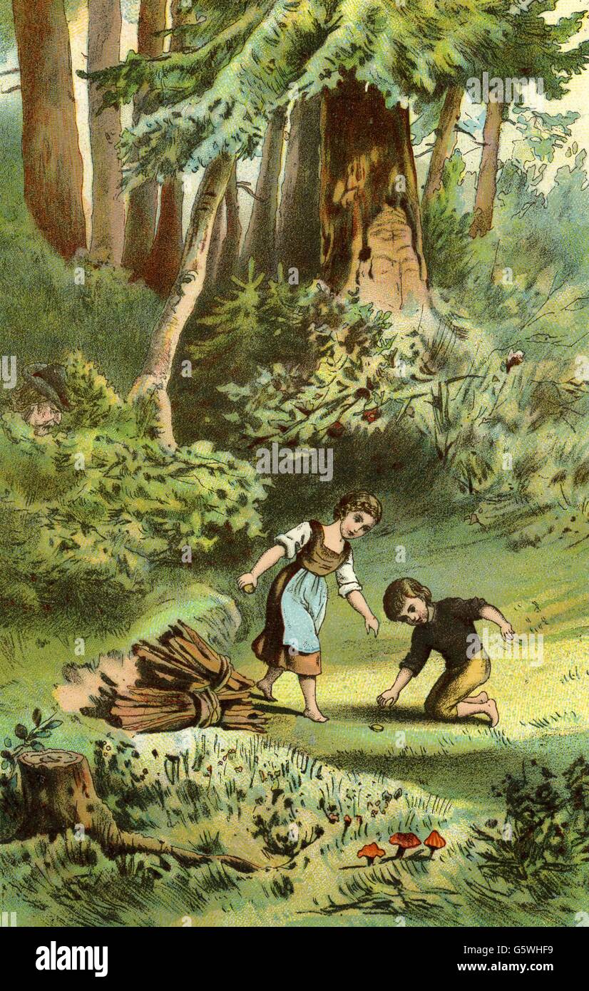 Fairy Tales Hansel and Gretel Print