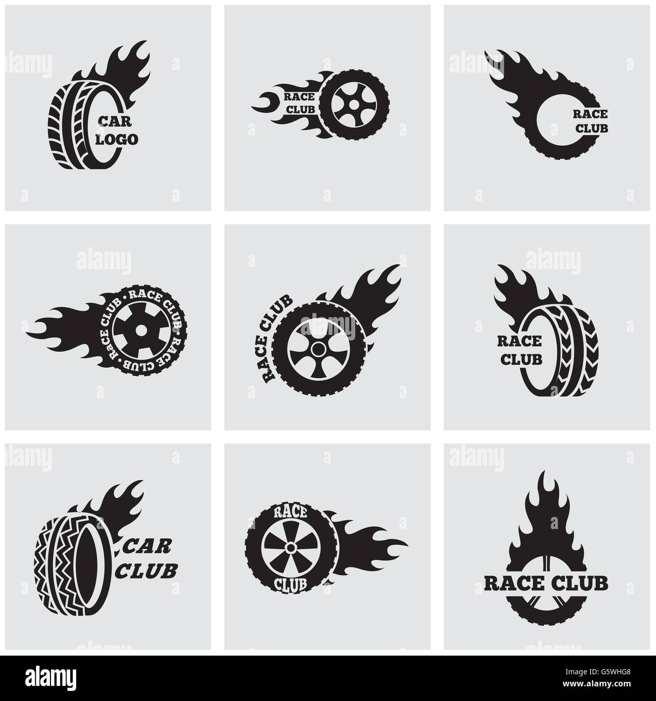 Vector black Racing labels icon set Stock Vector Image & Art - Alamy