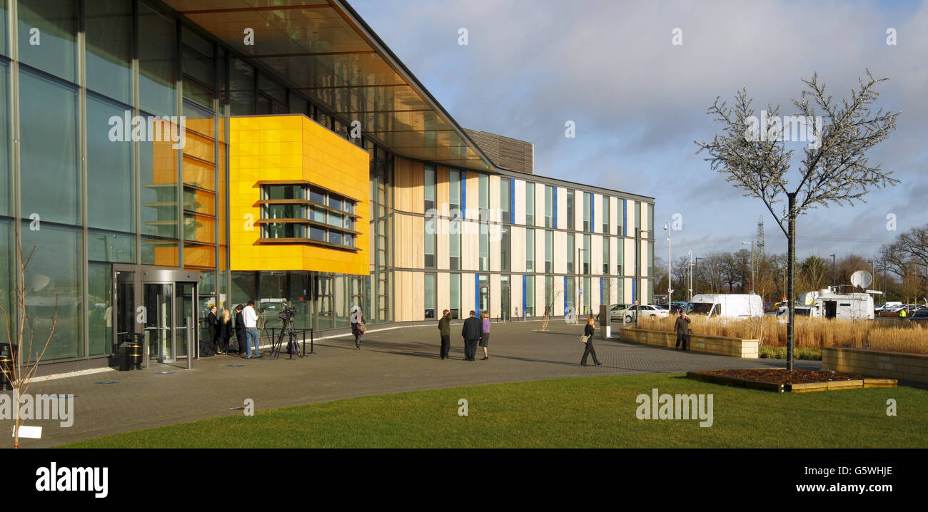 A general view of the headquarters of the DIY supermarket chain B&Q in