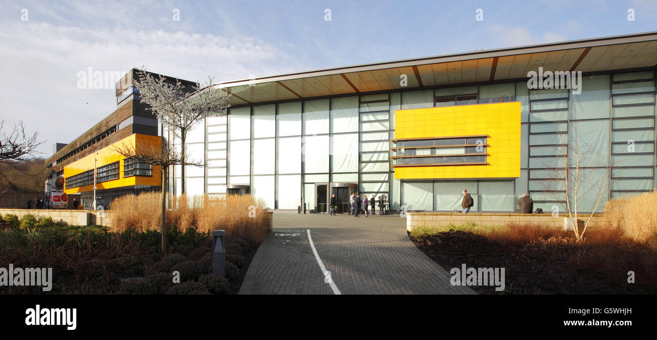 A general view of the headquarters of the DIY supermarket chain B&Q in